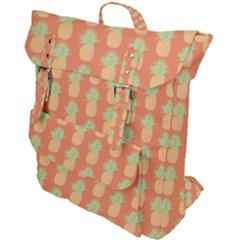 Pineapple Orange Pastel Buckle Up Backpack by ConteMonfrey