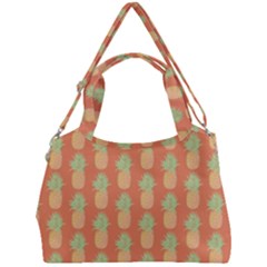 Pineapple Orange Pastel Double Compartment Shoulder Bag by ConteMonfrey