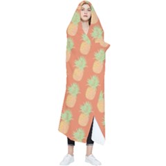 Pineapple Orange Pastel Wearable Blanket by ConteMonfrey