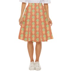 Pineapple Orange Pastel Classic Short Skirt by ConteMonfrey