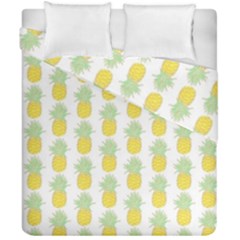 Pineapple Glitter Duvet Cover Double Side (california King Size) by ConteMonfrey