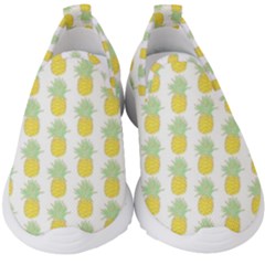 Pineapple Glitter Kids  Slip On Sneakers by ConteMonfrey