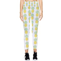 Pineapple Glitter Pocket Leggings  by ConteMonfrey