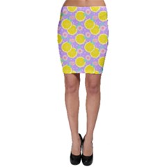 Purple Lemons  Bodycon Skirt by ConteMonfrey