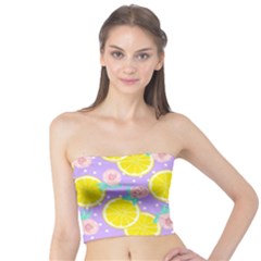 Purple Lemons  Tube Top by ConteMonfrey