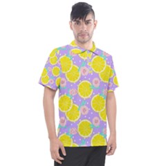 Purple Lemons  Men s Polo Tee