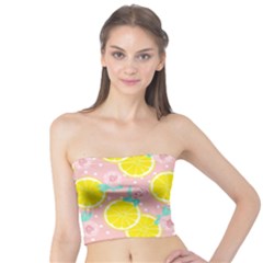 Pink Lemons Tube Top by ConteMonfrey