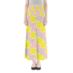 Pink Lemons Full Length Maxi Skirt by ConteMonfrey