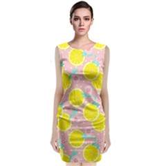 Pink Lemons Classic Sleeveless Midi Dress by ConteMonfrey