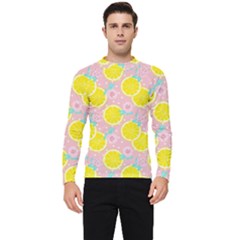 Pink Lemons Men s Long Sleeve Rash Guard by ConteMonfrey