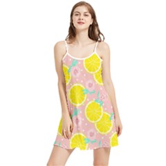 Pink Lemons Summer Frill Dress by ConteMonfrey