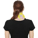 Pink lemons Face Covering Bandana (Triangle) View2