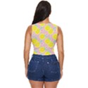 Pink lemons Women s Sleeveless Wrap Top View4