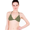 Pineapple Green Bikini Top View1