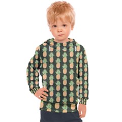 Pineapple Green Kids  Hooded Pullover by ConteMonfrey