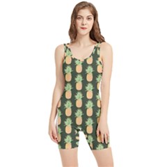 Pineapple Green Women s Wrestling Singlet by ConteMonfrey