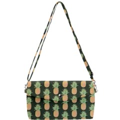 Pineapple Green Removable Strap Clutch Bag by ConteMonfrey