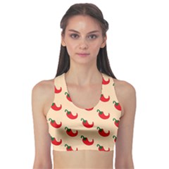 Small Mini Peppers Pink Sports Bra by ConteMonfrey