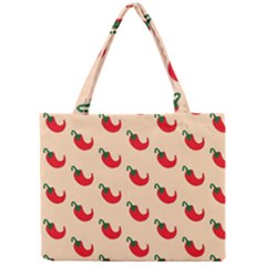 Small Mini Peppers Pink Mini Tote Bag by ConteMonfrey