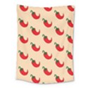 Small Mini Peppers Pink Medium Tapestry View1