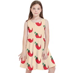 Small Mini Peppers Pink Kids  Skater Dress by ConteMonfrey