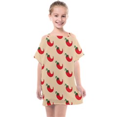 Small Mini Peppers Pink Kids  One Piece Chiffon Dress by ConteMonfrey