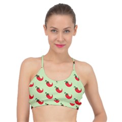 Small Mini Peppers Green Basic Training Sports Bra