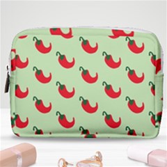 Small Mini Peppers Green Make Up Pouch (medium) by ConteMonfrey