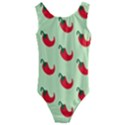 Small Mini Peppers Green Kids  Cut-Out Back One Piece Swimsuit View1