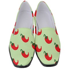 Small Mini Peppers Green Women s Classic Loafer Heels by ConteMonfrey