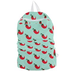 Small Mini Peppers Blue Foldable Lightweight Backpack by ConteMonfrey