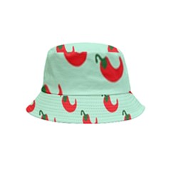 Small Mini Peppers Blue Inside Out Bucket Hat (kids) by ConteMonfrey