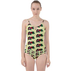 Guarana Fruit Clean Cut Out Top Tankini Set by ConteMonfrey