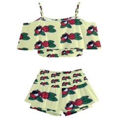 Guarana Fruit Clean Kids  Off Shoulder Skirt Bikini by ConteMonfrey