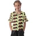 Guarana Fruit Clean Kids  V-Neck Horn Sleeve Blouse View1