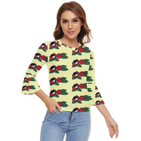 Guarana Fruit Clean Bell Sleeve Top by ConteMonfrey