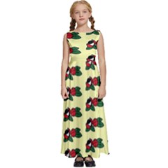 Guarana Fruit Clean Kids  Satin Sleeveless Maxi Dress by ConteMonfrey