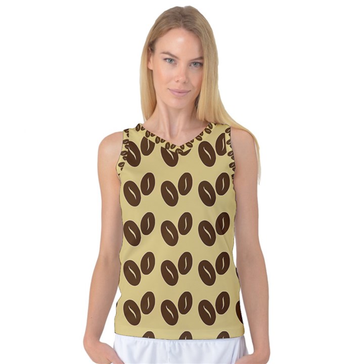 Coffee beans Women s Basketball Tank Top