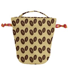 Coffee beans Drawstring Bucket Bag