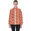 Cute Pumpkin Women s High Neck Windbreaker View1