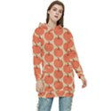 Cute Pumpkin Women s Long Oversized Pullover Hoodie View1