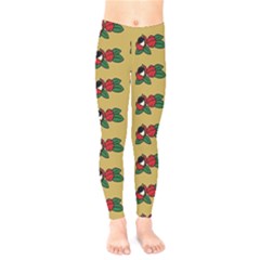 Guarana Fruit Brown Kids  Leggings by ConteMonfrey