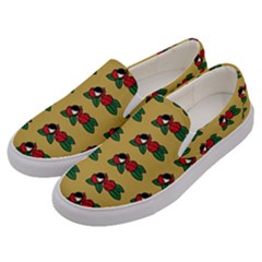 Guarana Fruit Brown Men s Canvas Slip Ons by ConteMonfrey