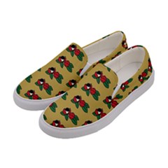 Guarana Fruit Brown Women s Canvas Slip Ons by ConteMonfrey