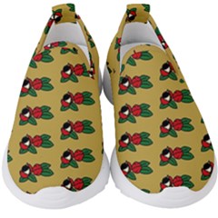 Guarana Fruit Brown Kids  Slip On Sneakers by ConteMonfrey