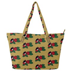 Guarana Fruit Brown Full Print Shoulder Bag by ConteMonfrey