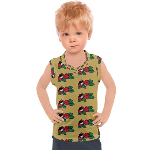 Guarana Fruit Brown Kids  Sport Tank Top by ConteMonfrey