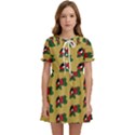 Guarana Fruit Brown Kids  Sweet Collar Dress View1