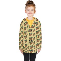 Pastel Pineapple Kids  Double Breasted Button Coat by ConteMonfrey