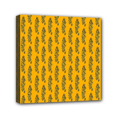 Yellow Lemon Branches Garda Mini Canvas 6  X 6  (stretched) by ConteMonfrey